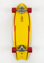 Pipe Power Surfing Series Surfskate 32'' yellow-red Vorderansicht