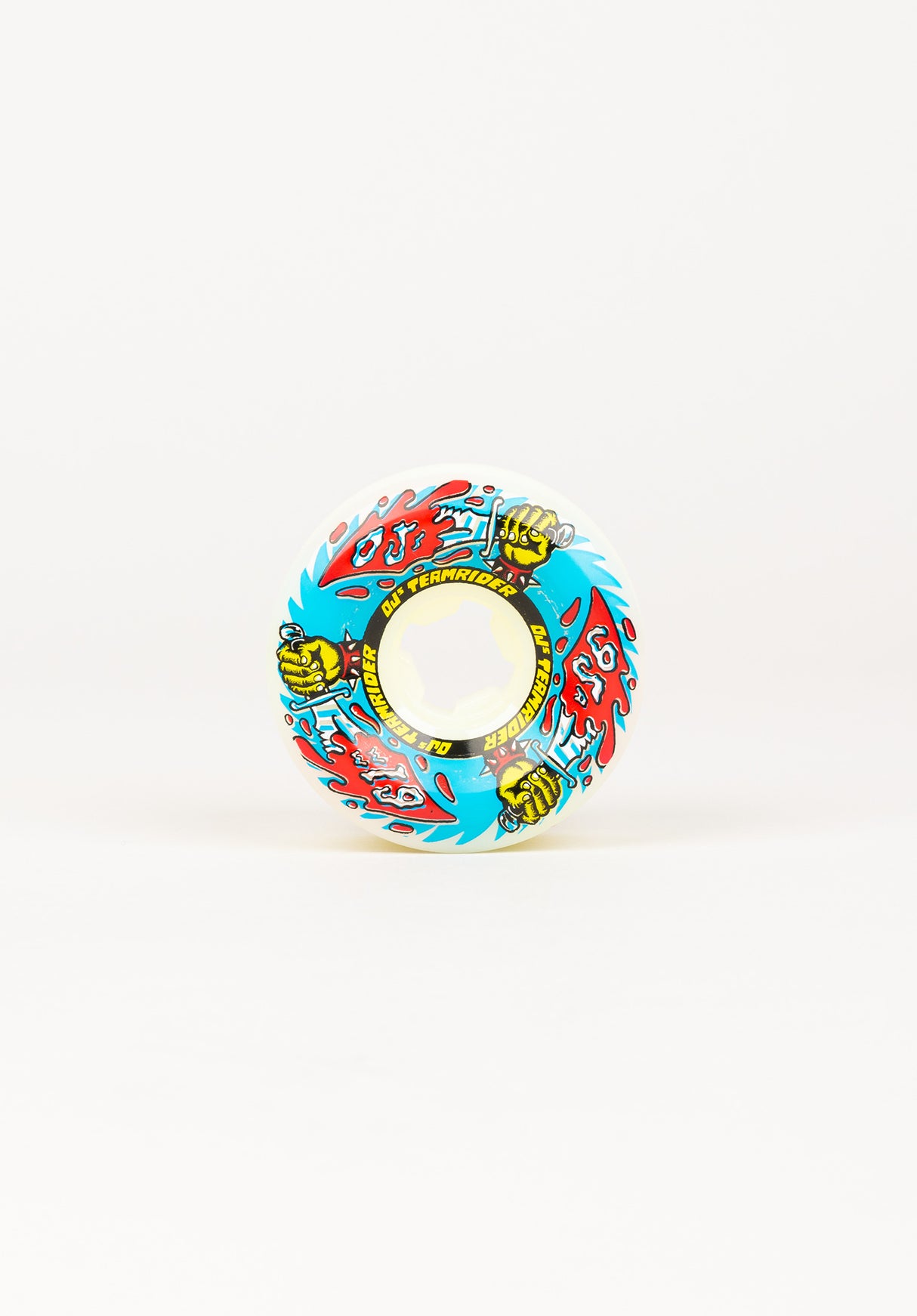 Team Rider 95A white-blue Rückenansicht