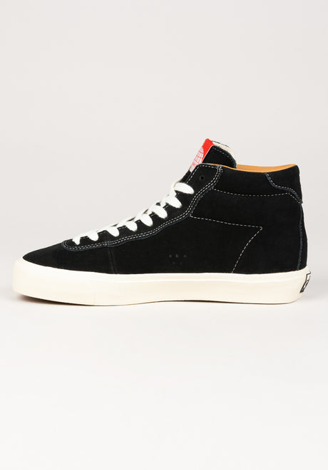VM001 Suede Hi black-white Oberansicht
