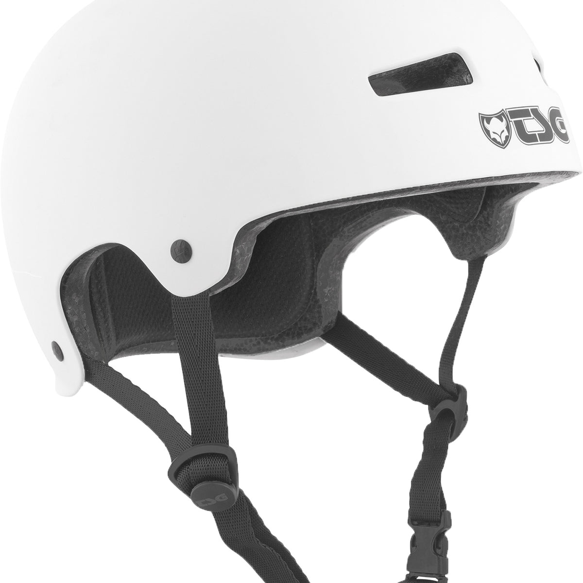 fahrradhelm titus Evolution Solid Colors TSG Helm in satin white – TITUS