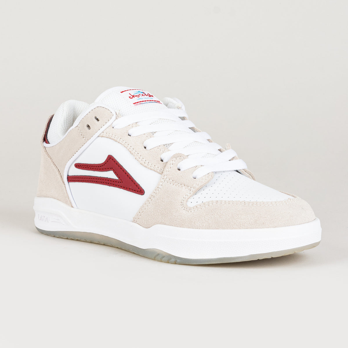 x Chocolate Telford Low Lakai Schuhe Jungs in white-red für Herren