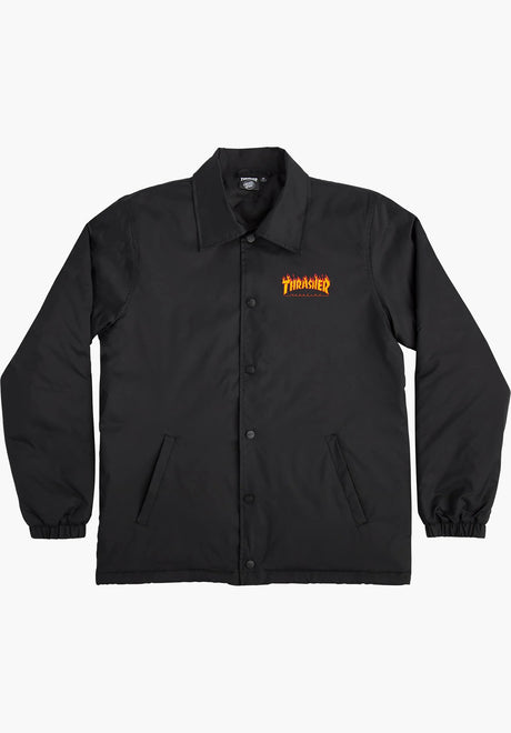 Thrasher Flame Dot Jacket black Vorderansicht