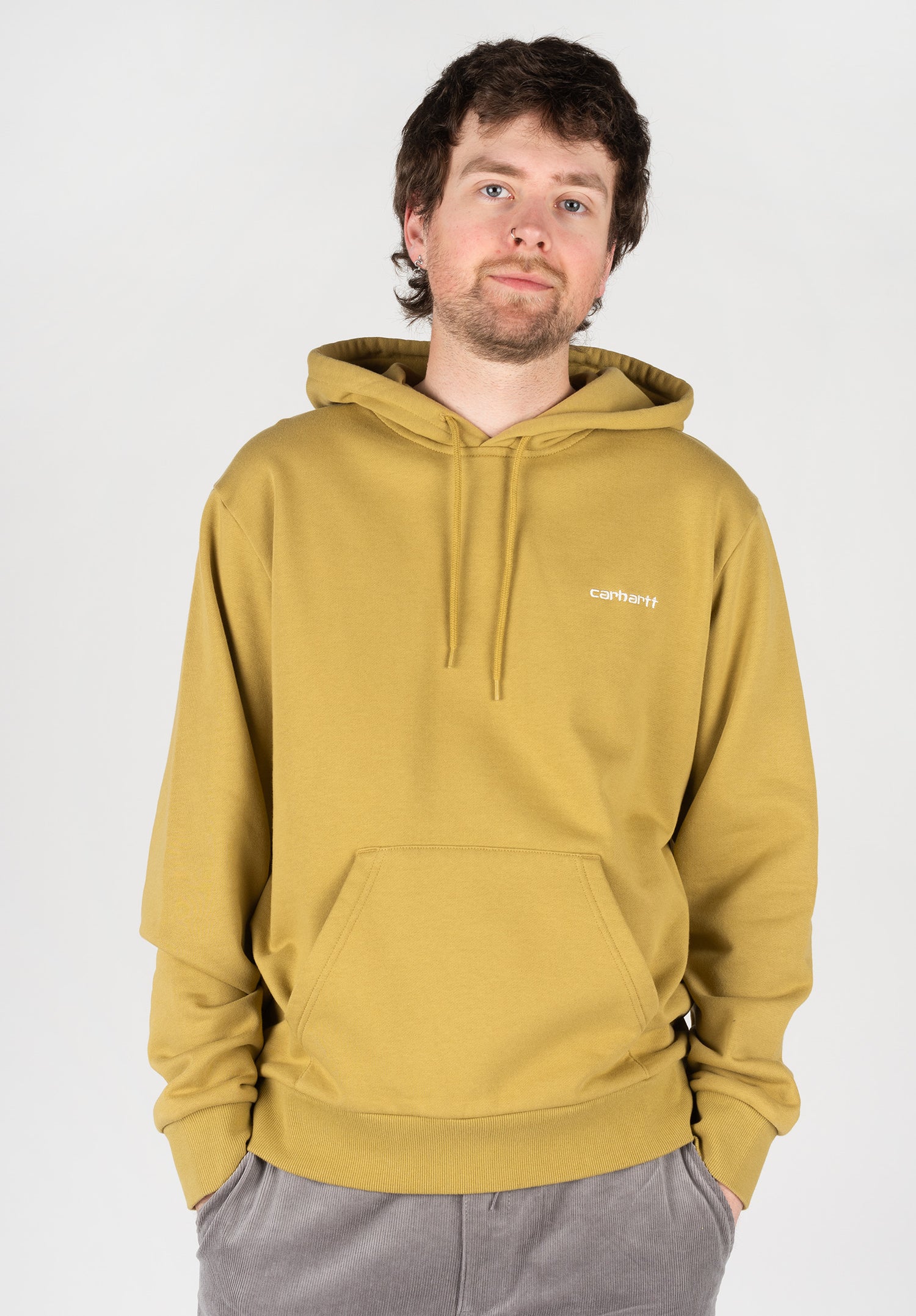 Hooded Script Embroidery agate-white Vorderansicht Zoom Image