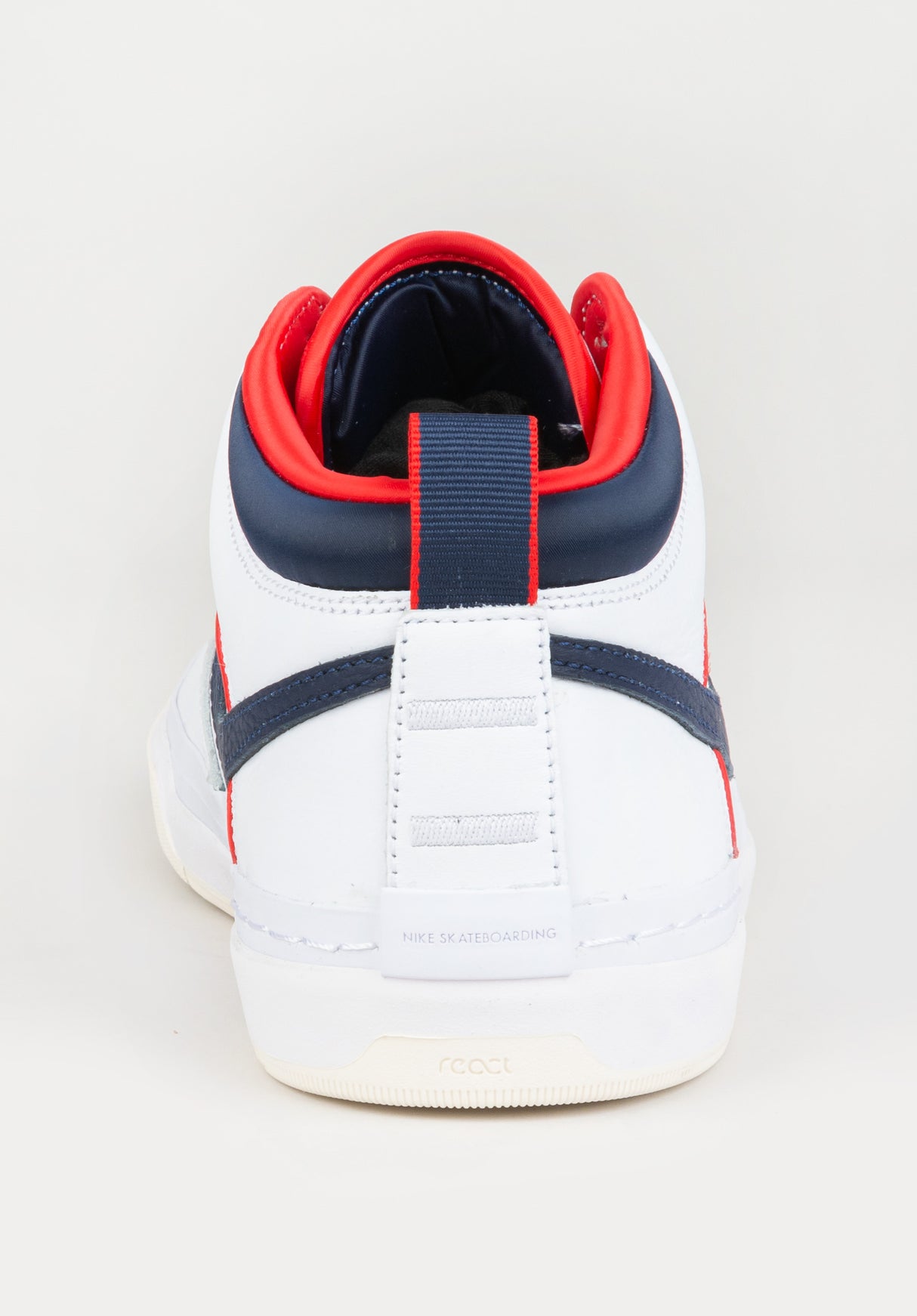 React Leo PRM white-midnightnavy-universityred-white Seitenansicht