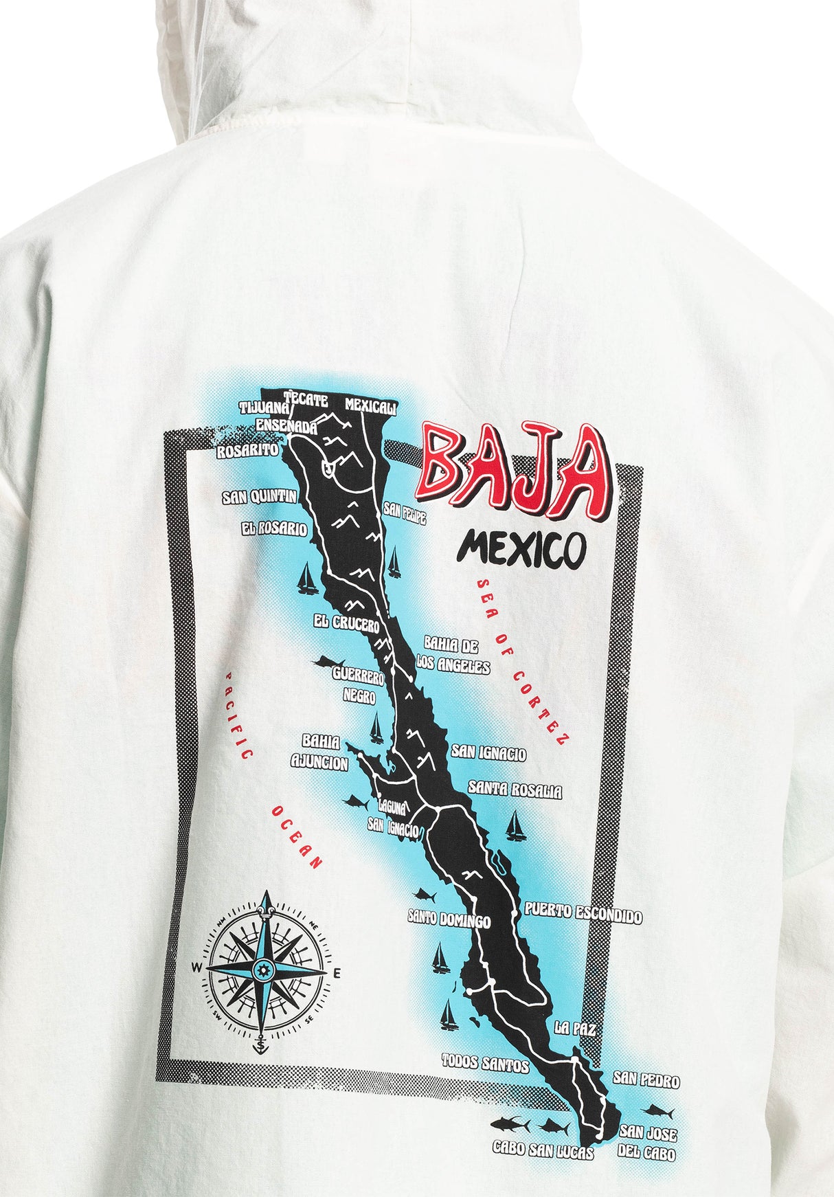 x Stranger Things The Baja Jacket white Close-Up2