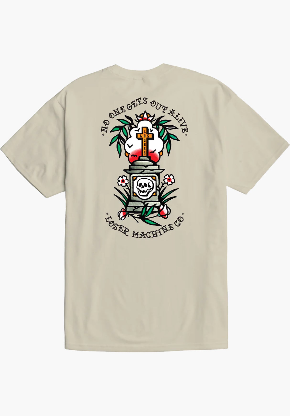 Dirt Nap cream Rückenansicht