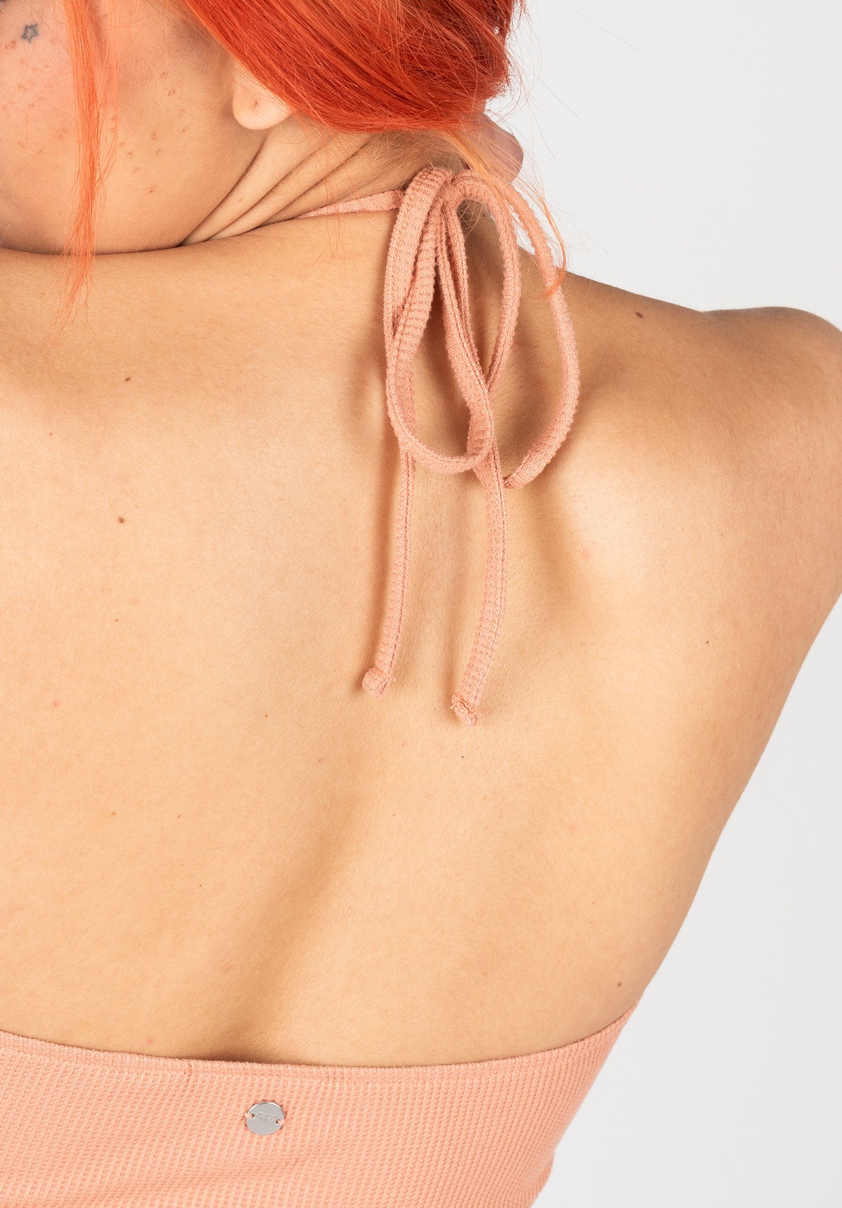 Late Sunset Halter Midi cafecreme Close-Up2