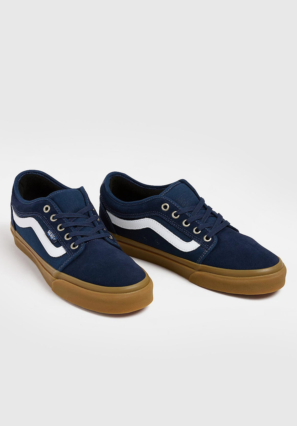 Skate Chukka Low Sidestripe navy-gum Rueckenansicht