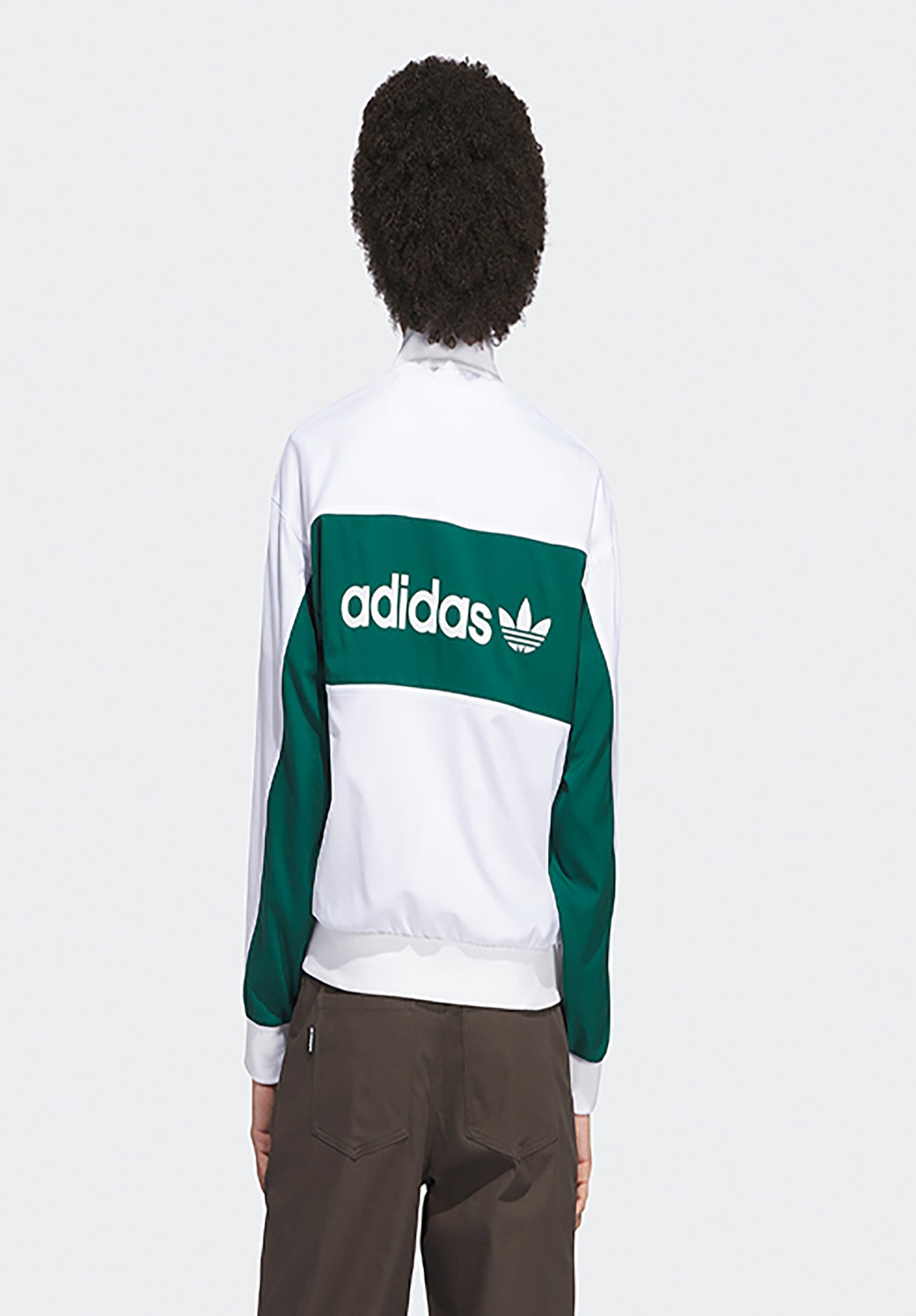Skate Jacket adidas Ubergangsjacke in white green fur c TITUS