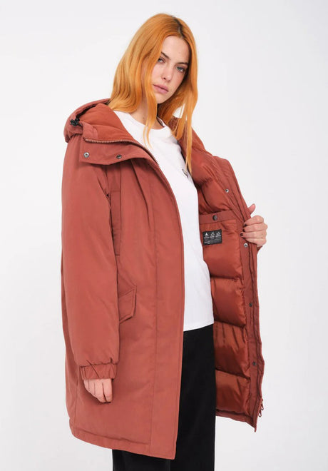 Sleepi Puff Up Parka chestnutbrown Closeup2