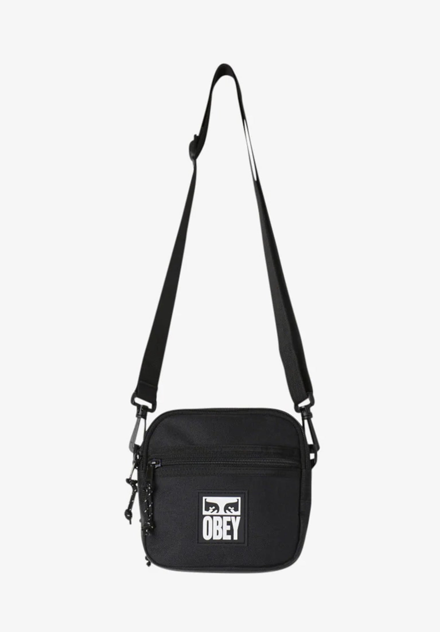 Small Messenger OBEY Tasche in black fur c