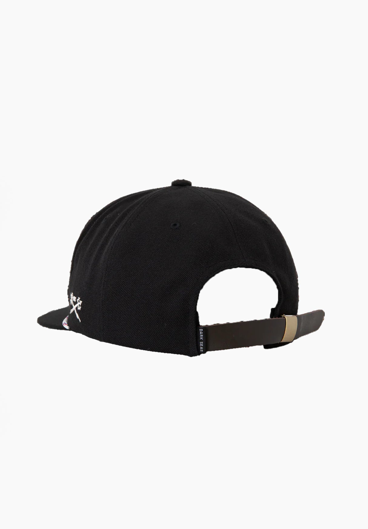 Spinner Snapback Unstructured black Rueckenansicht