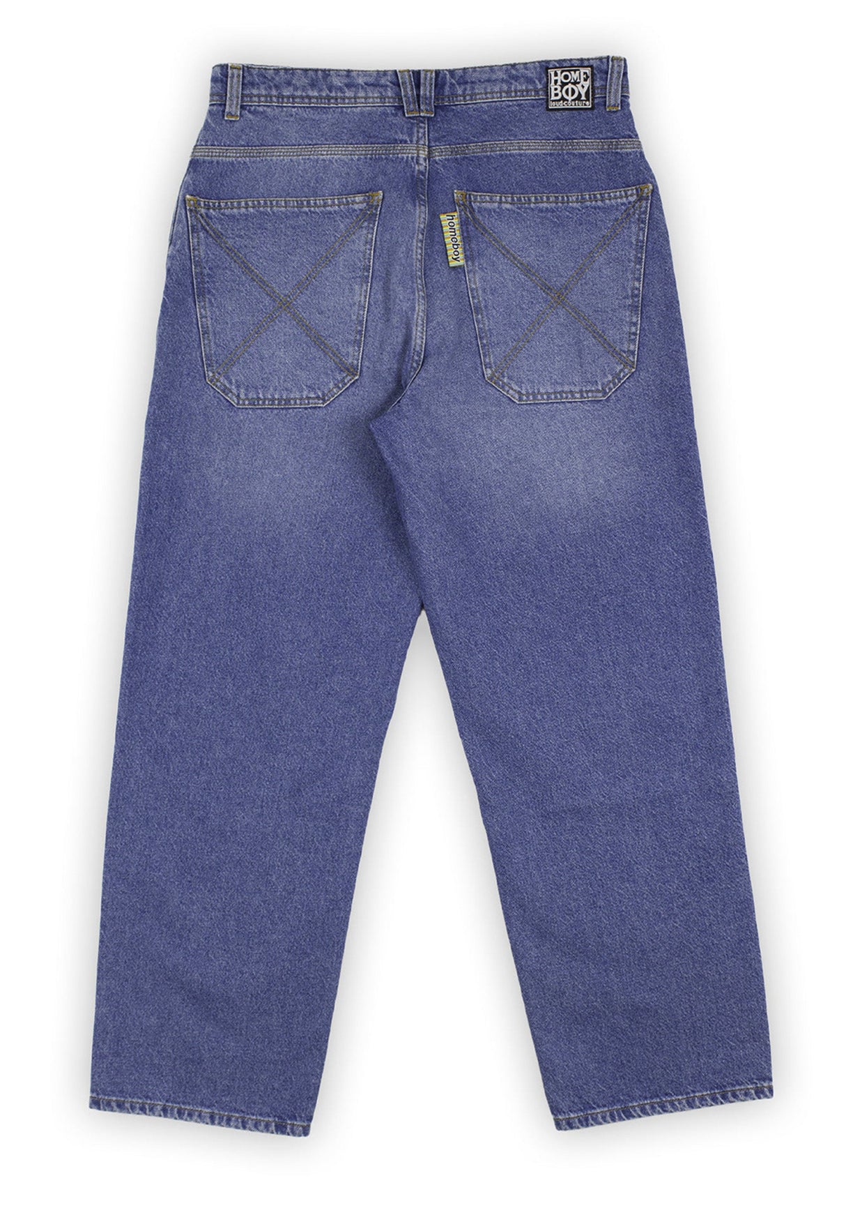 X-Tra Baggy Vintage Denim vintageblue Rueckenansicht
