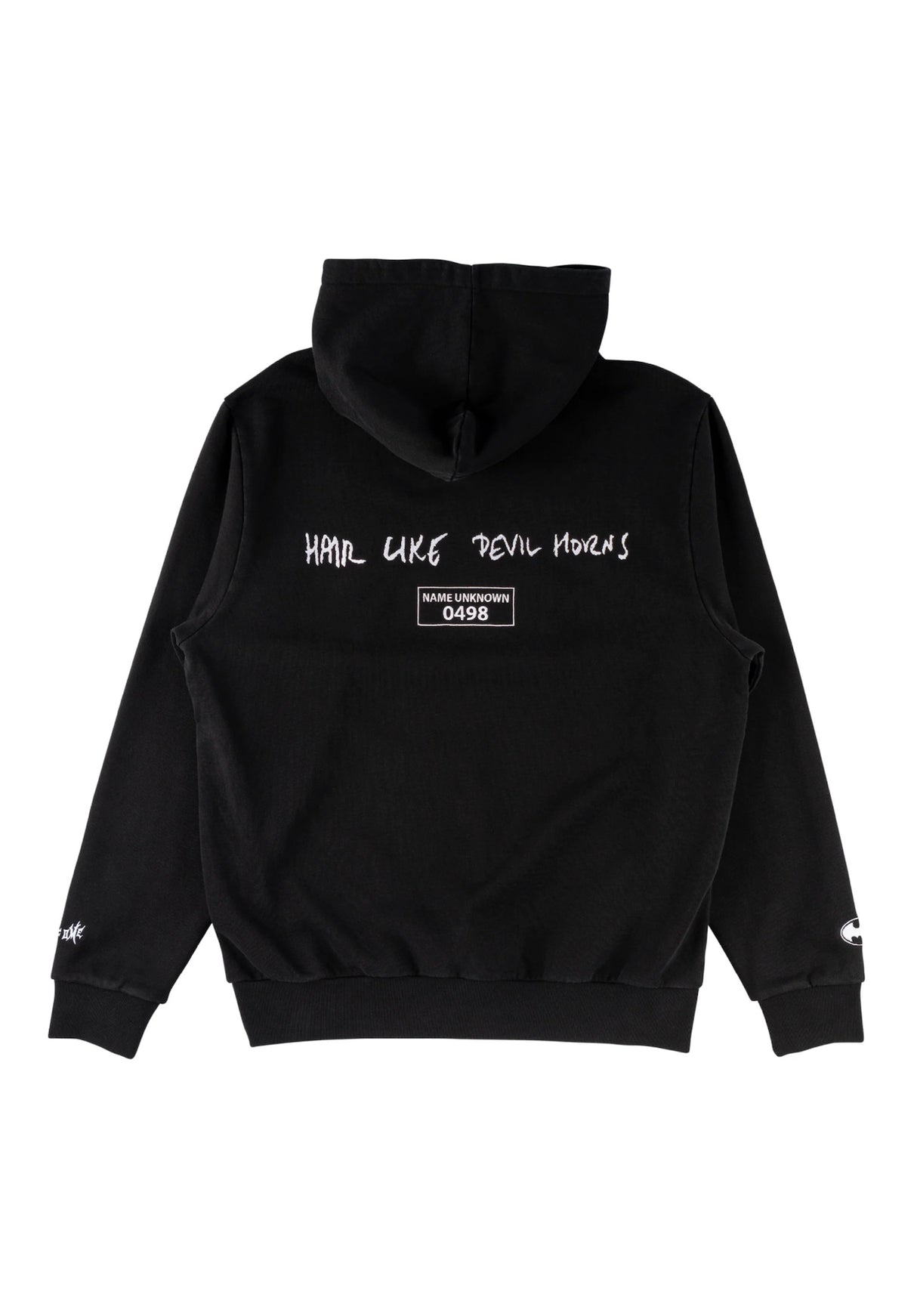 x Batman Devil Horns Pigment-Dyed black Rueckenansicht