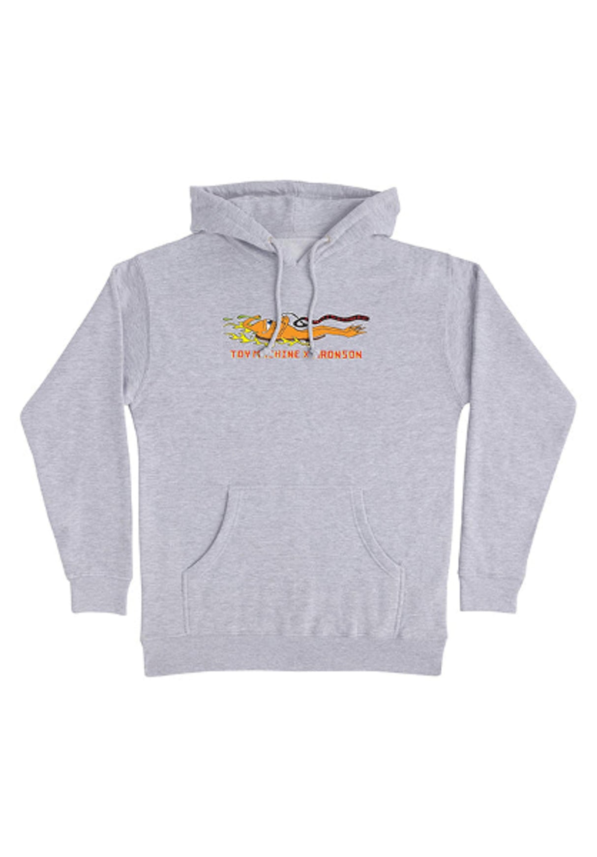 x Toy Machine grey heather Rueckenansicht