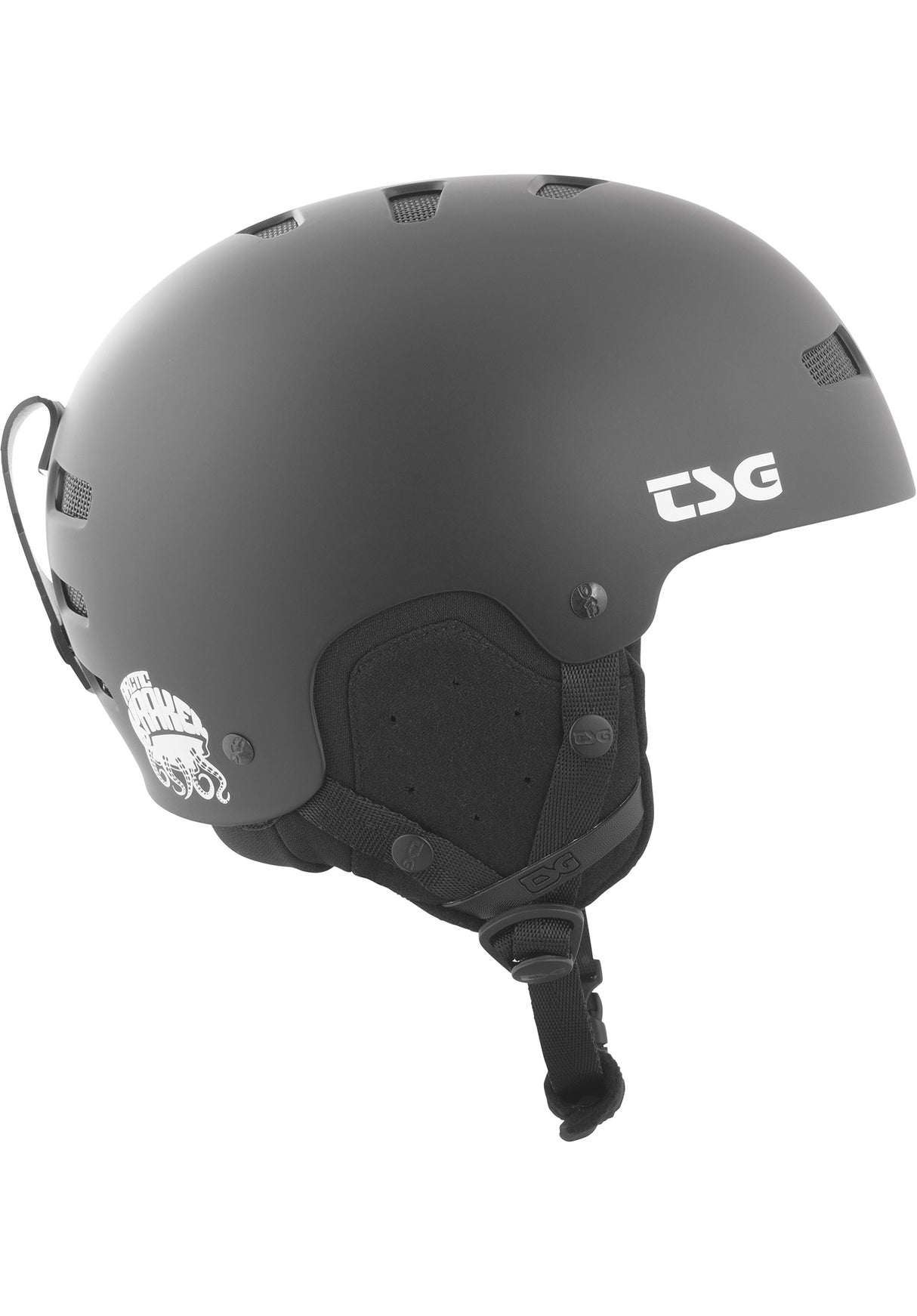 Arctic Kraken Solid Color satin black Rückenansicht