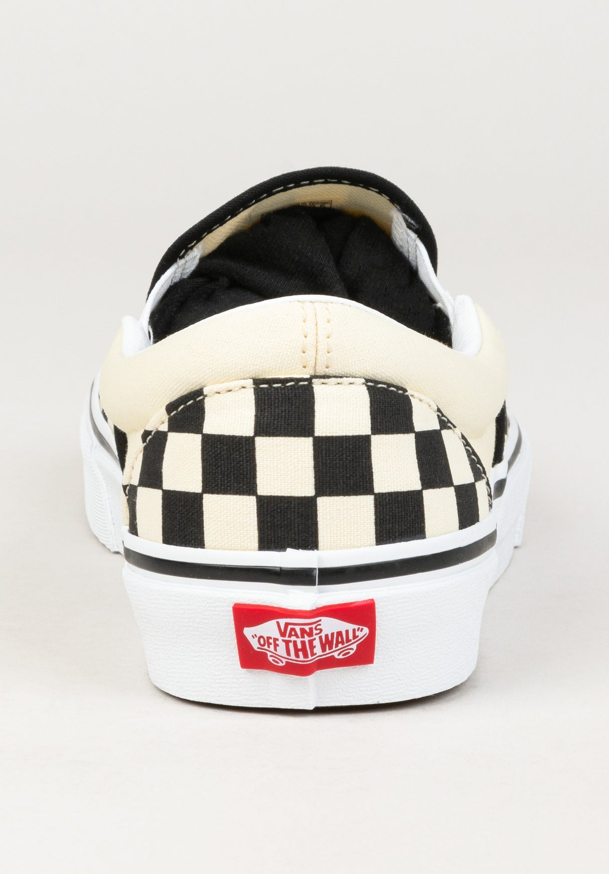 Classic Slip-On checkerboard black-white Seitenansicht