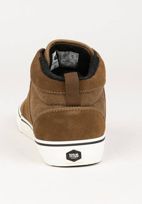 Hudson Mid coffee-cord-white Seitenansicht