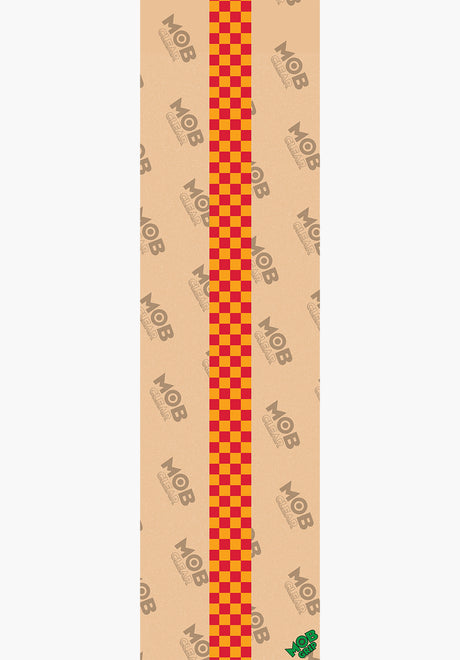Checker Strip CLEAR orange-red Vorderansicht