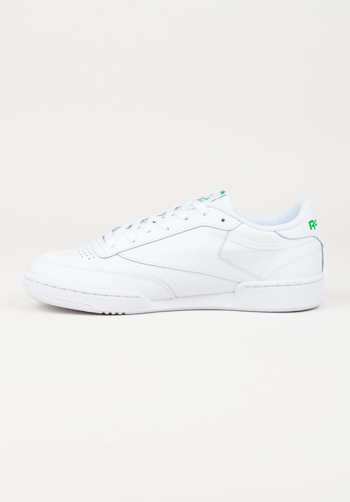 Club C 85 white-green Close-Up2