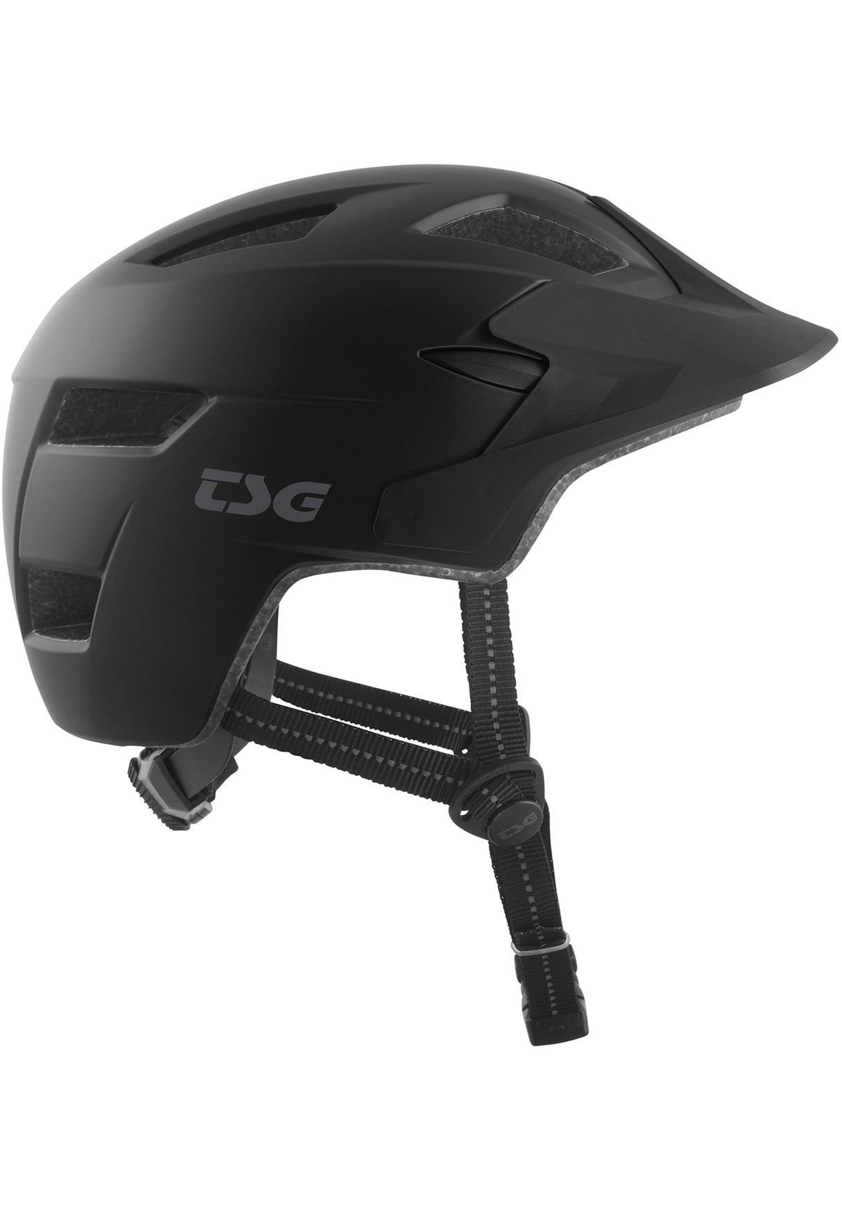 Cadete Solid Color satin black Rückenansicht