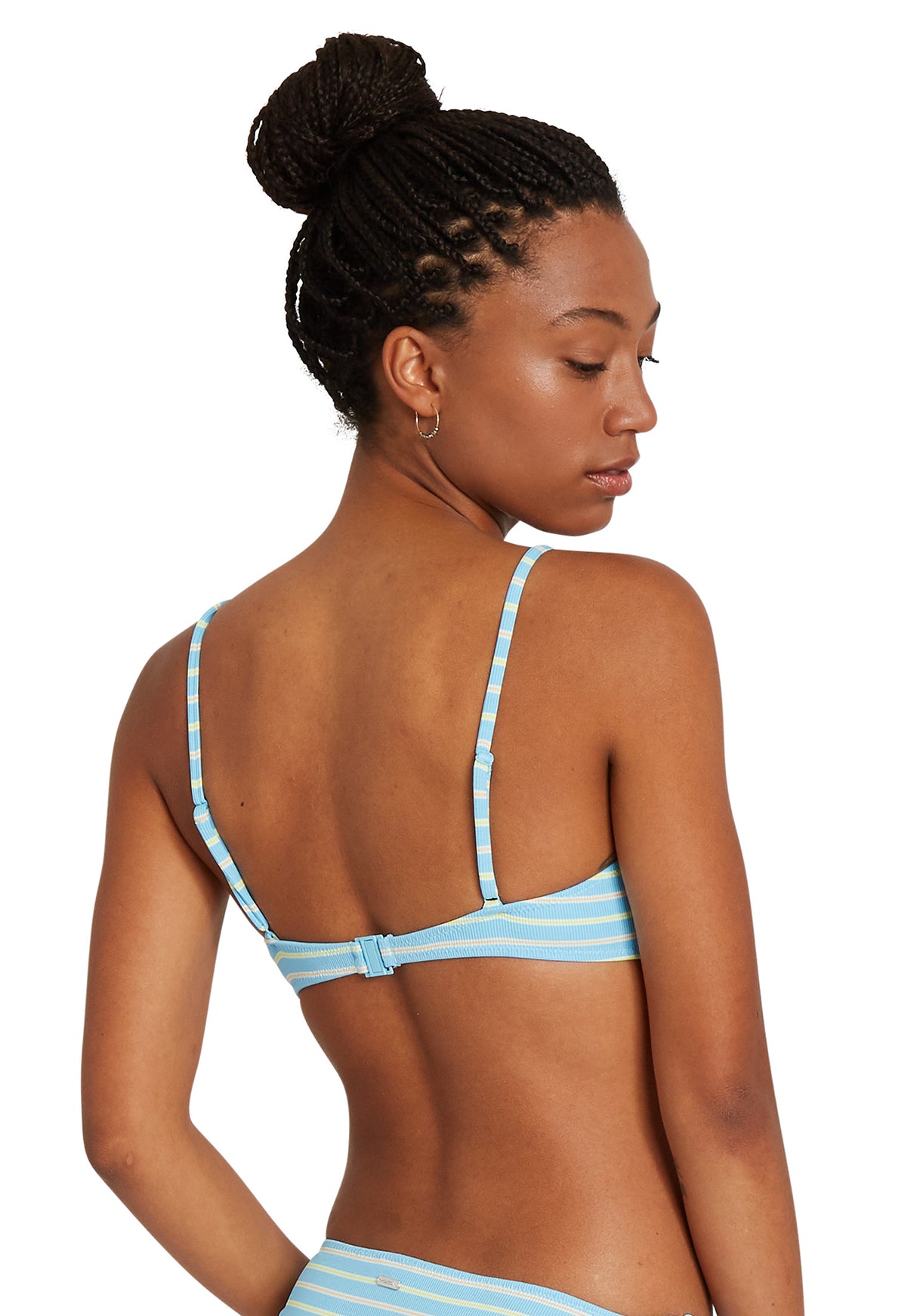 Next In Line Vneck Bikini-Top coastalblue Rückenansicht