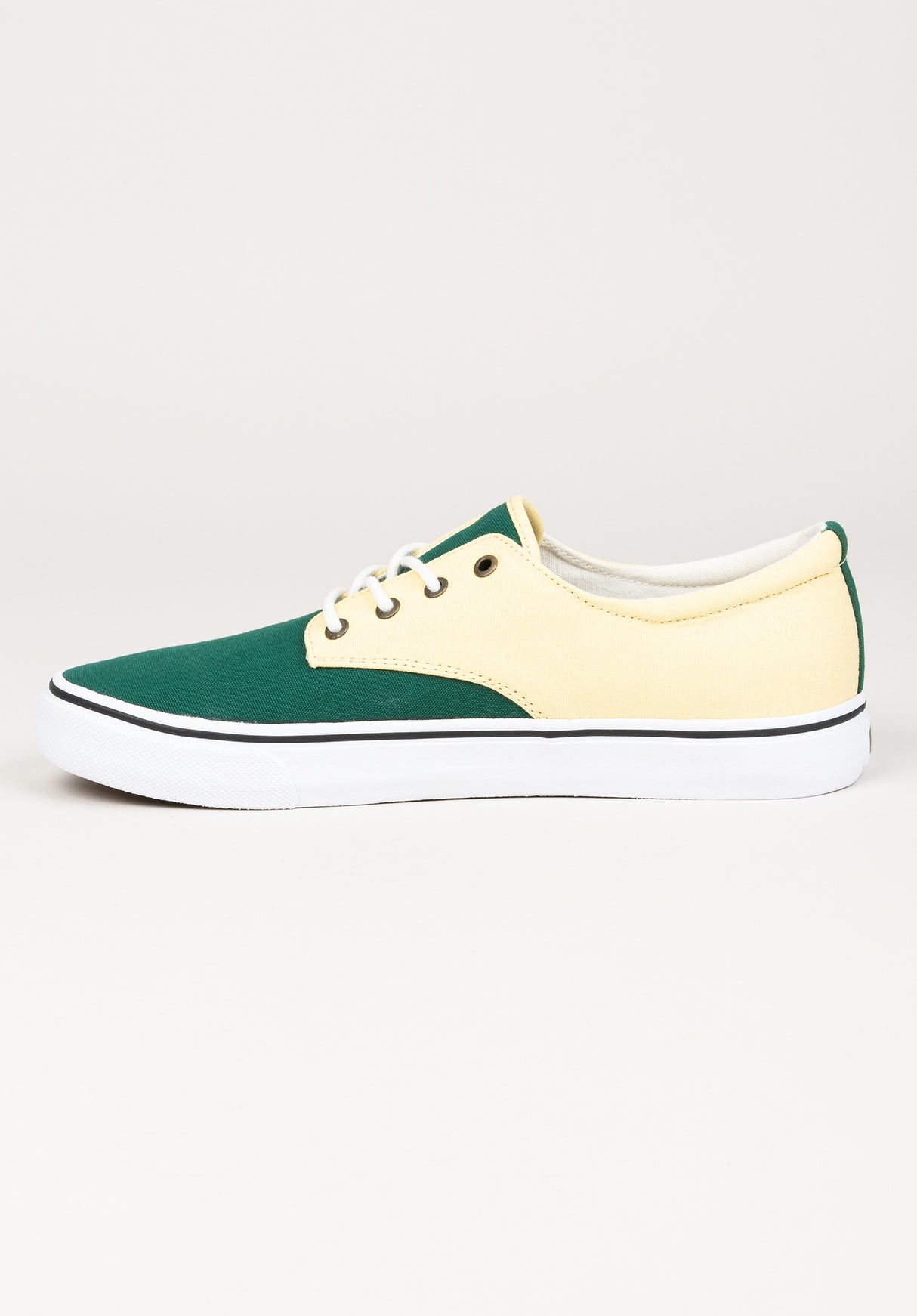 Clubman vanilla-darkgreen-white Oberansicht