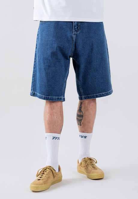 Boogy Short bluedenim Vorderansicht