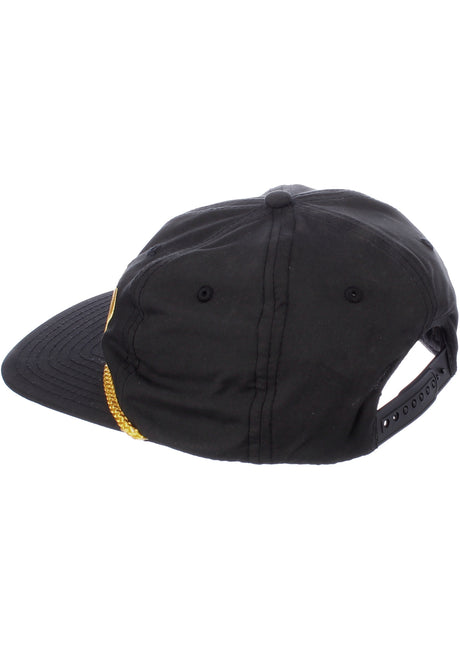 Rope Snapback black Rückenansicht