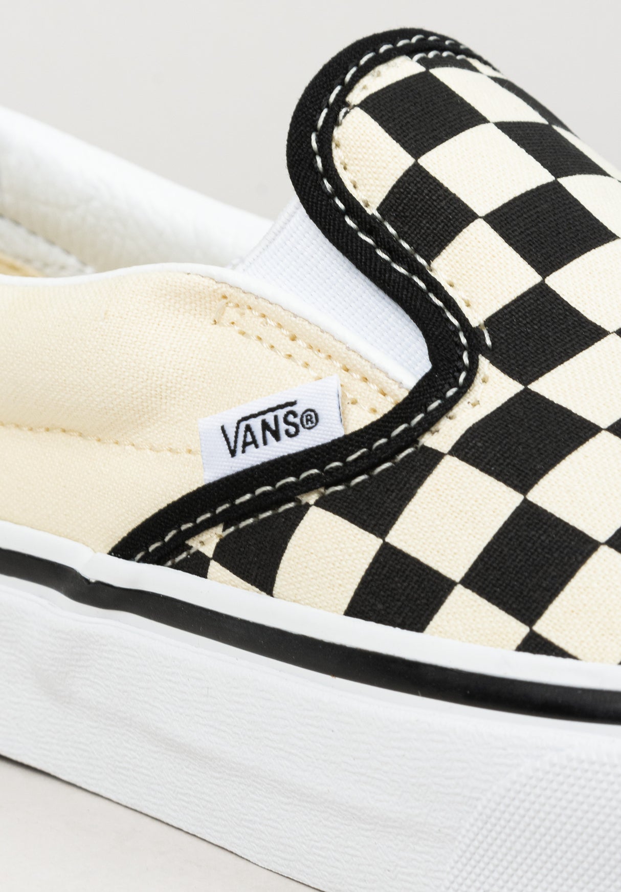Classic Slip-On checkerboard black-white Unteransicht