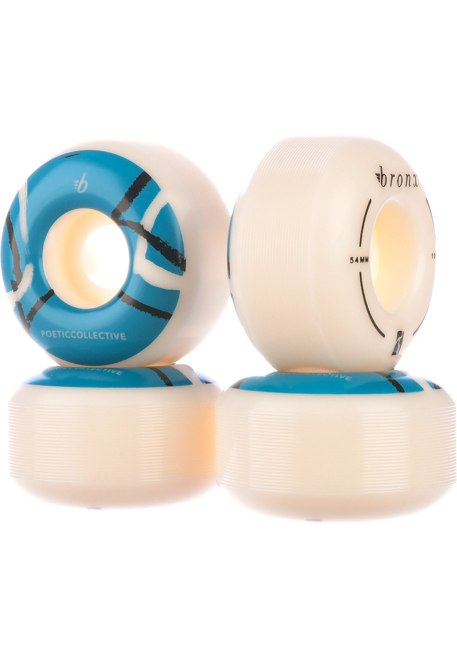 x Poetic Collective Round 101A white-blue Oberansicht Zoom Image