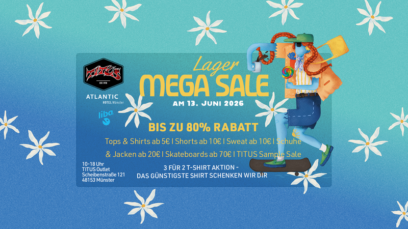 LAGER MEGA SALE – Bis zu 80% Rabatt