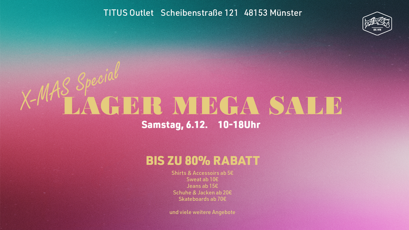 LAGER MEGA SALE X-MAS SPECIAL 
