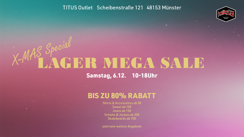 LAGER MEGA SALE X-MAS SPECIAL 