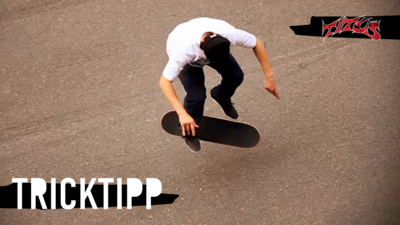 Skateboard Trick Tipp - How to switch frontside Pop Shove-it (deutschgerman) HD
