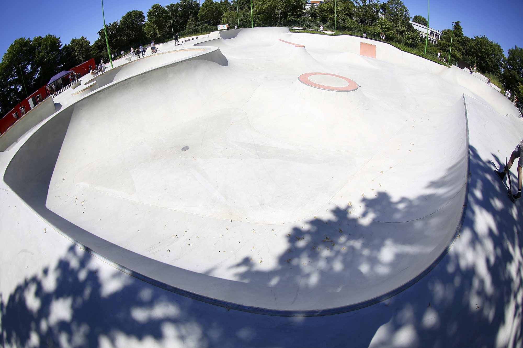 Overview Flow-Bowl Düsseldorf-Eller Skatepark