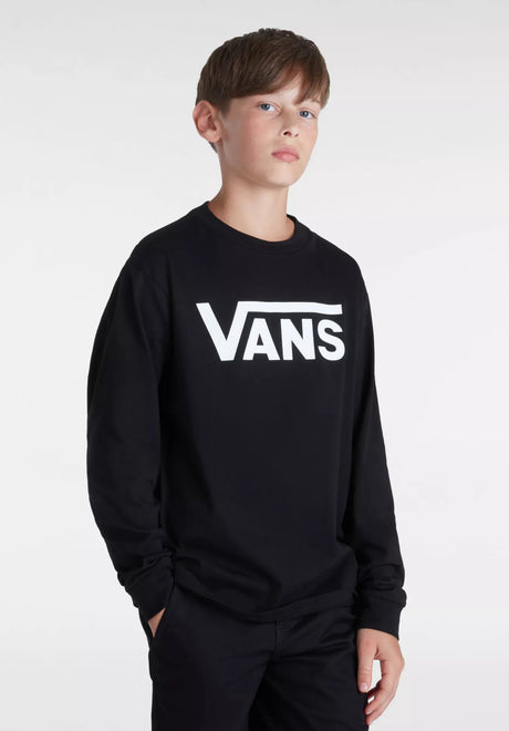 Vans By Vans Classic Boys Longsleeve black-white – Vorderansicht