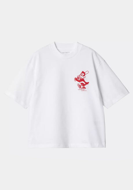 Carhartt WIP W' Home Run T-Shirt white – Vorderansicht