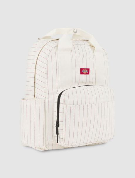 Dickies Service Stripe Lisbon Rucksack egret – Vorderansicht
