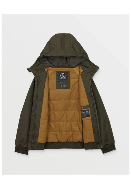 Volcom Hernan 10K Kids Winterjacke rinsedblack – Detailansicht 2