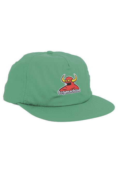 Toy-Machine Monster Unstructured Strapback Cap mint – Vorderansicht