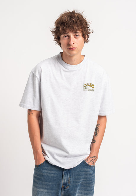 TITUS Heritage Clean T-Shirt lightheathergrey – Rückenansicht