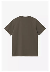 Carhartt WIP Madison T-Shirt cypress-white – Rückenansicht