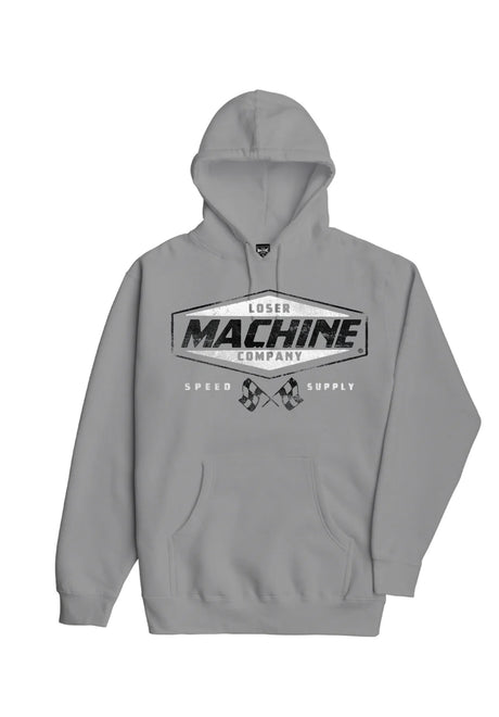 Loser-Machine Gravel Road Hoodie cement – Vorderansicht