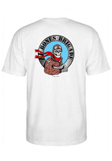 Powell-Peralta Bones Brigade Ripper Pilot T-Shirt white – Vorderansicht