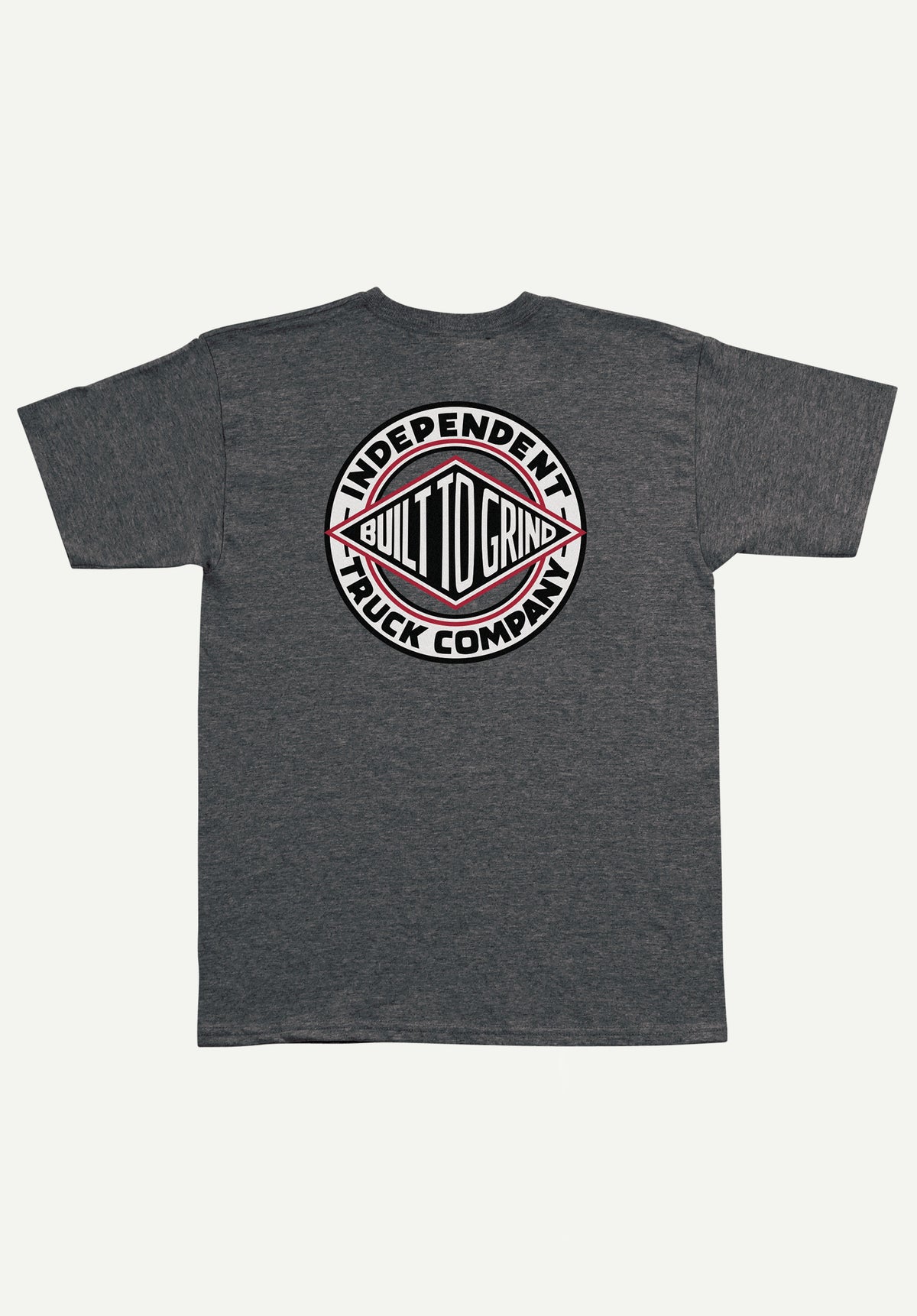 Independent BTG Summit heavyweight T-Shirt darkheather – Rückenansicht
