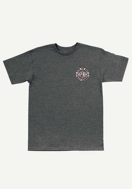 Independent BTG Summit heavyweight T-Shirt darkheather – Vorderansicht