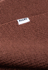 Rules Easy Schal chocolatefudge – Rückenansicht