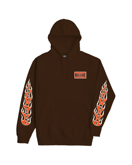 Loser-Machine Flamethrower Hoodie black – Vorderansicht