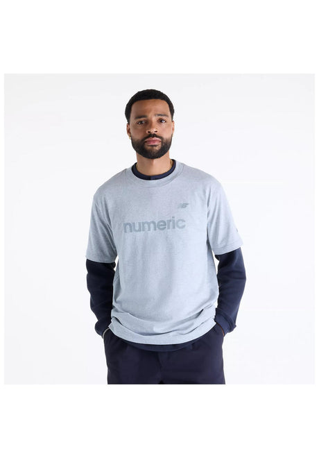 New Balance Numeric Numeric Cotton T-Shirt athleticgrey – Vorderansicht